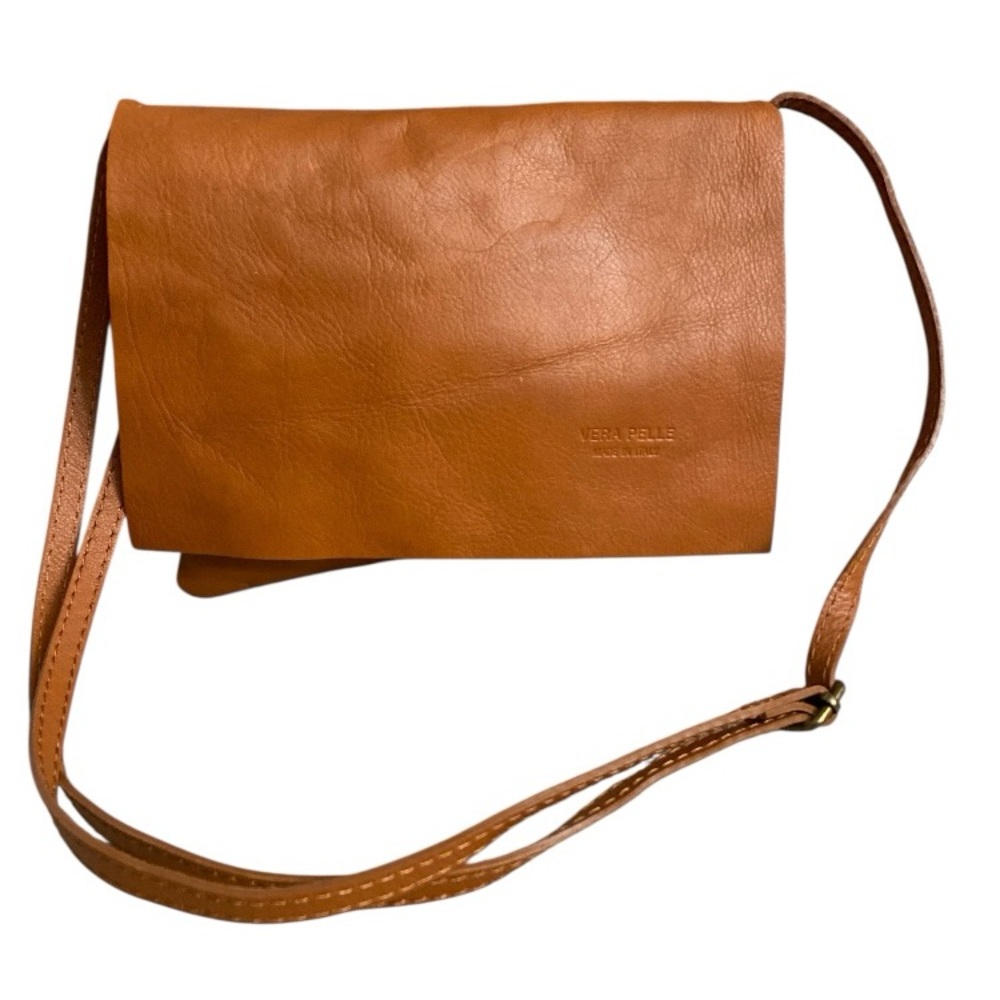 Vera Pelle Italy Genuine Leather Made In Italy Women's Shoulder Crossbody bag